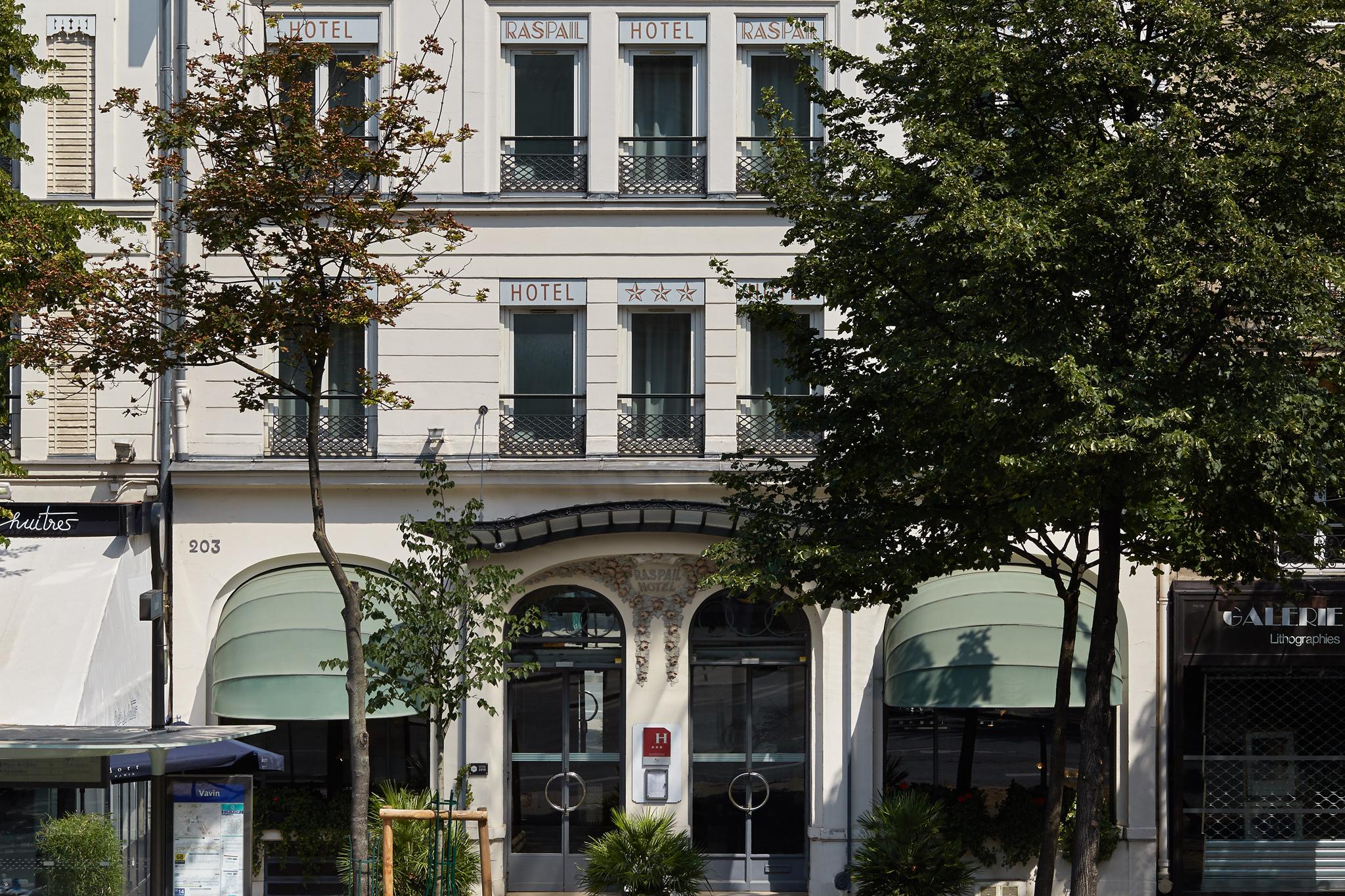 Hotel Raspail Montparnasse Париж Екстер'єр фото